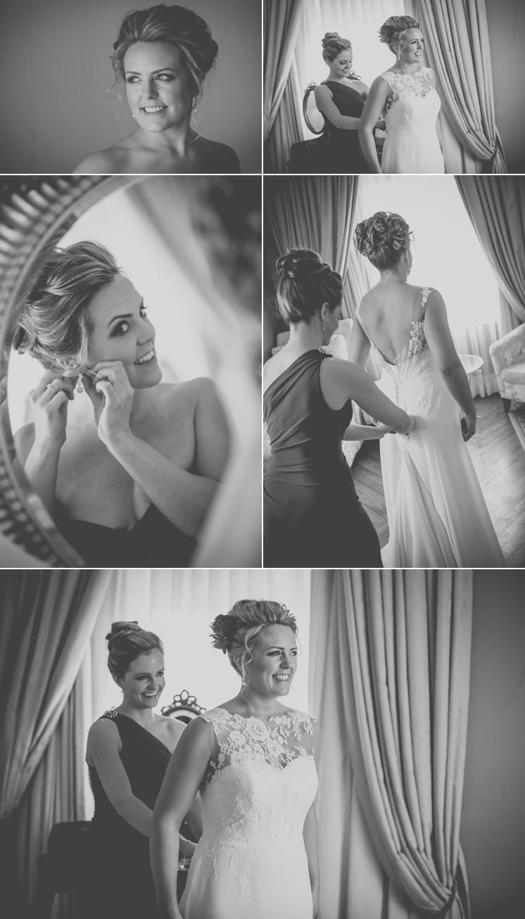 getting ready on your wedding day