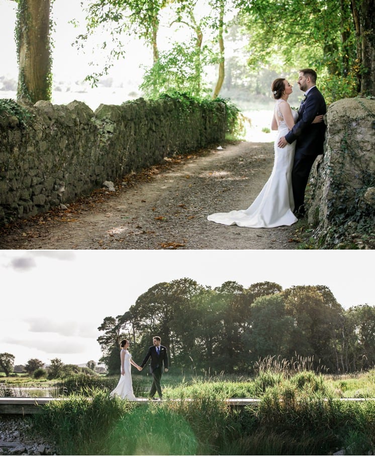 bride and groom portraits Ashley Park House